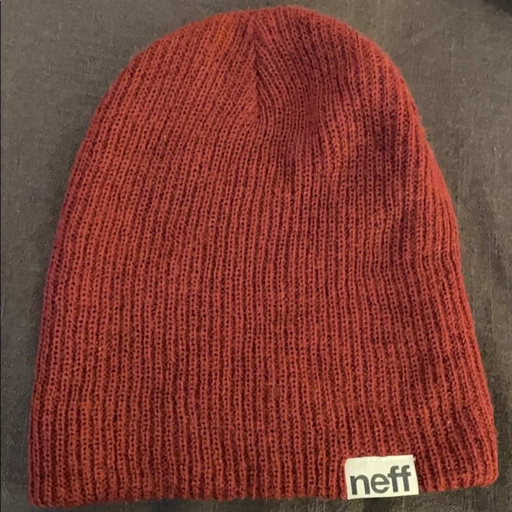 Maroon Neff beanie